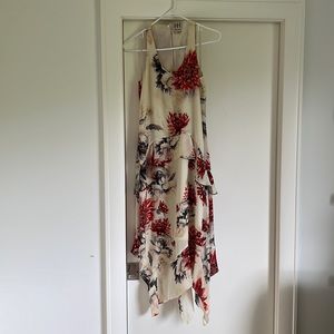 Haute Hippie Floral Midi Dress